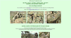 Desktop Screenshot of camouflage-solutions.com